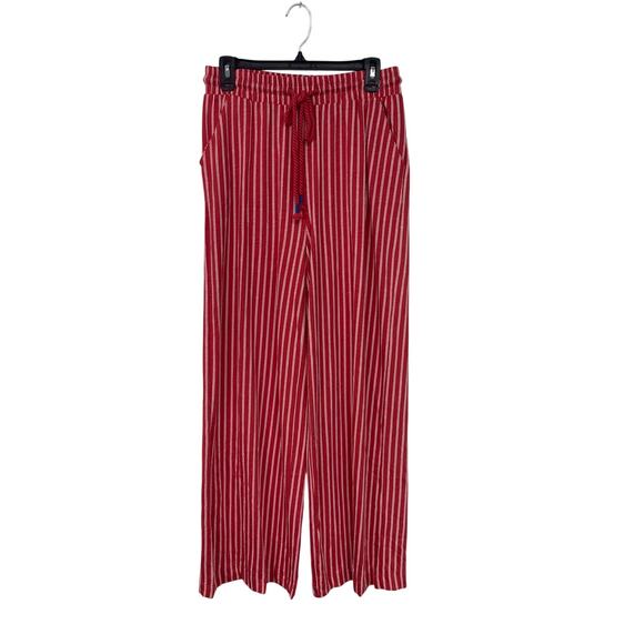 New American Eagle Womens Small Striped Drawstring Waist Flowy Lounge Pants - Picture 1 of 4